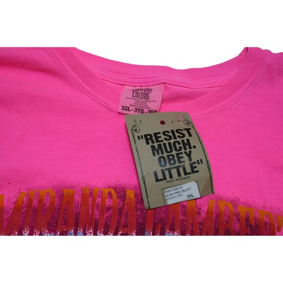 Junk Gypsy x Miranda Lambert Velvet Rodeo Womens 3XL Neon Pink T-Shirt - Picture 3 of 7